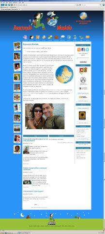 Web de Buscando Waslala (el viaje) Captura de pantalla de la web Buscando Waslala